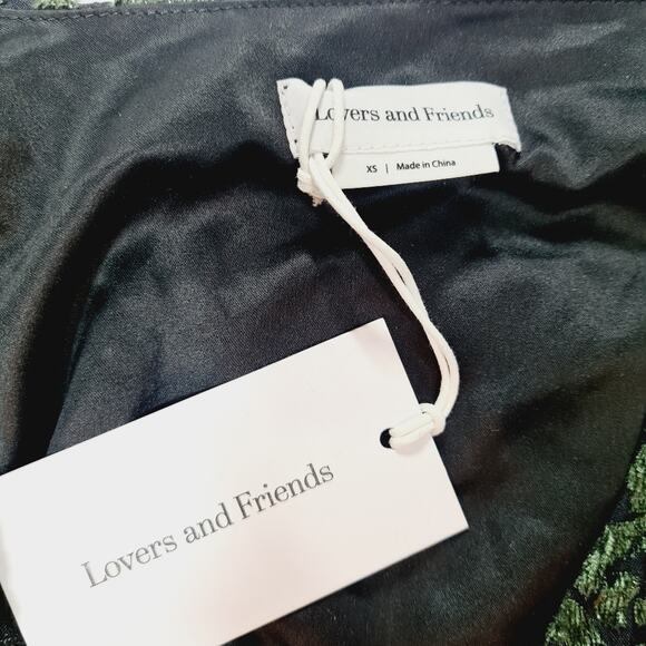 Lovers and Friends Edith Mini Dress in Moss Green XS - Picture 6 of 11